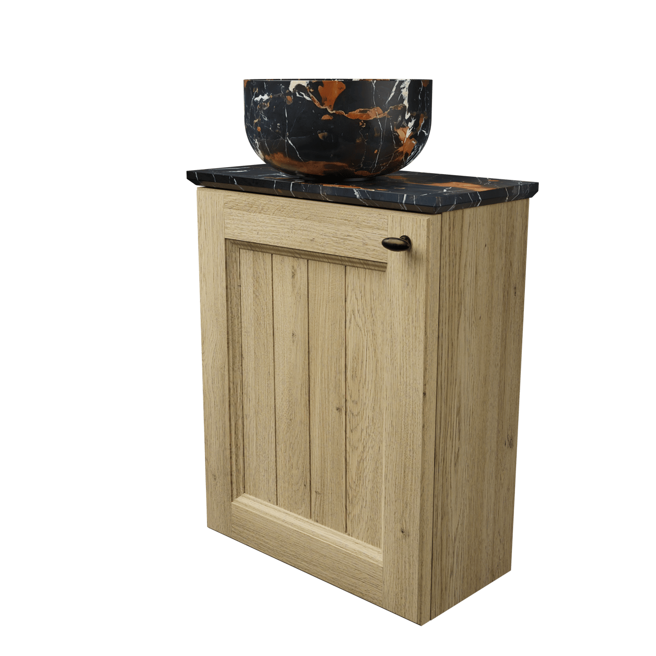 Balmani Lemon toiletmeubel met Facetta wastafel