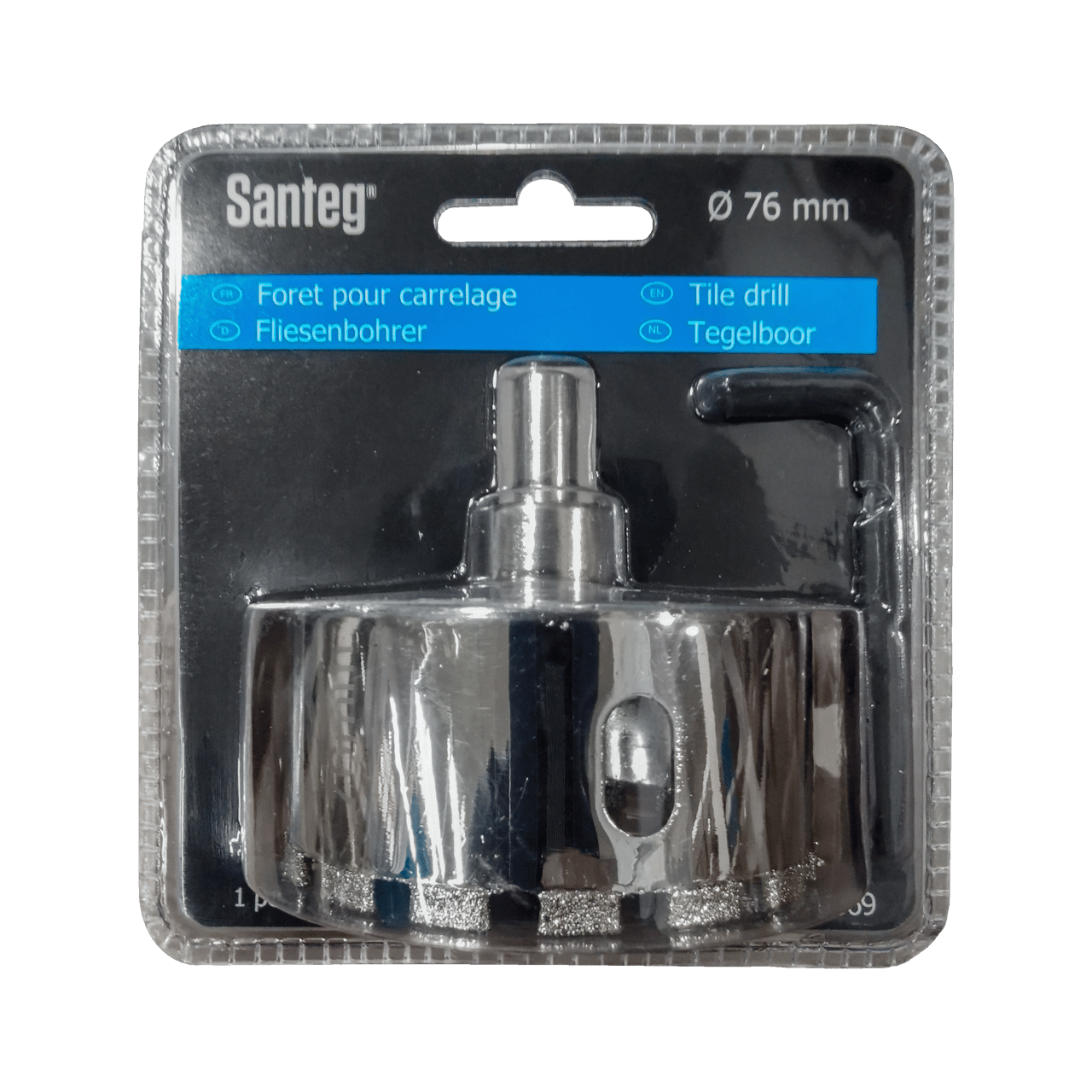Santeg Diamantbohrer mit Zentrierhilfe, Ø 76mm