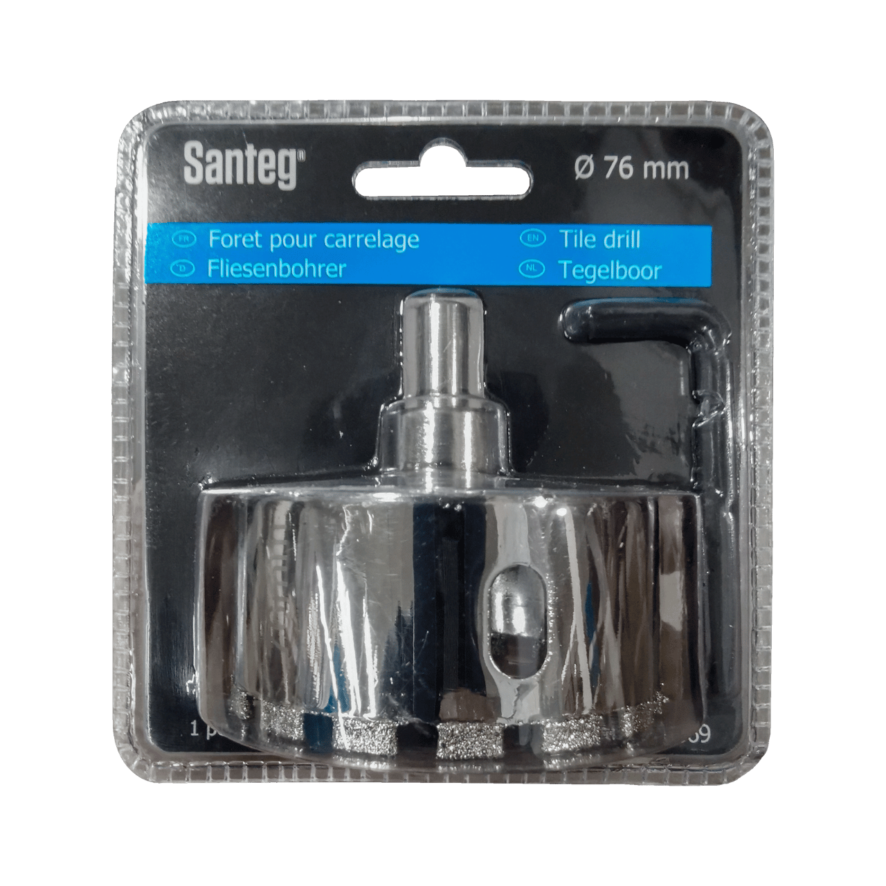 Santeg scie cloche diamant avec pointe de centrage Ø 76 mm