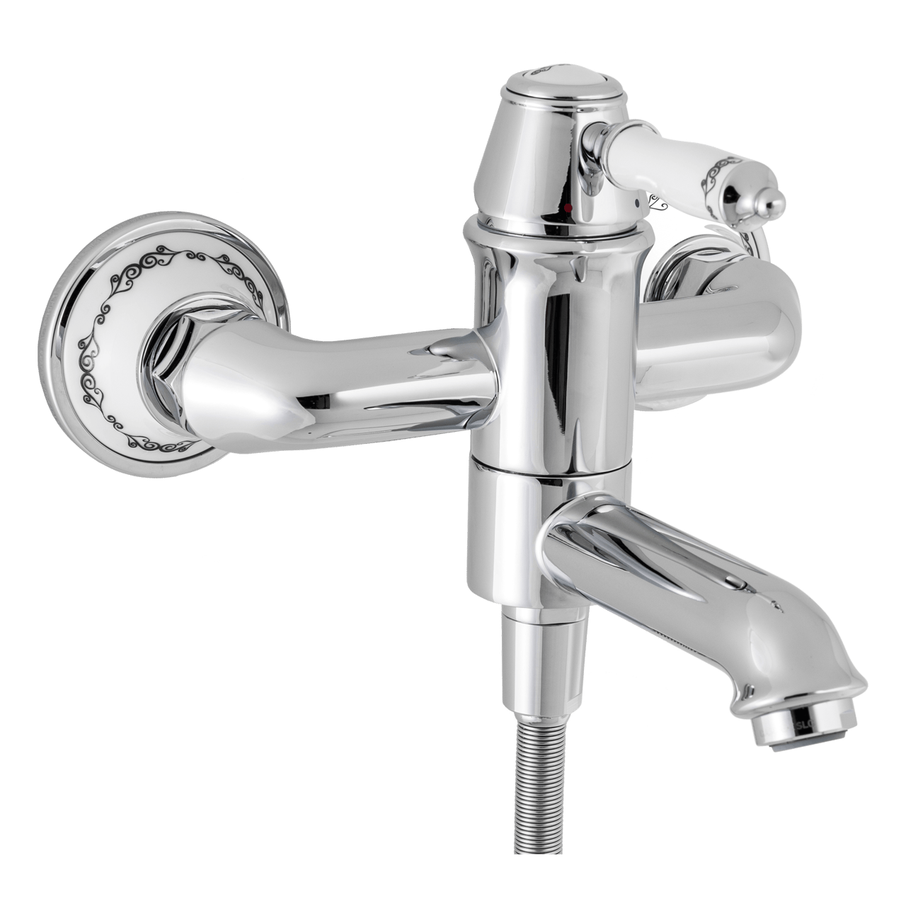 Blaufoss Ceralinas robinet baignoire chrome brillant