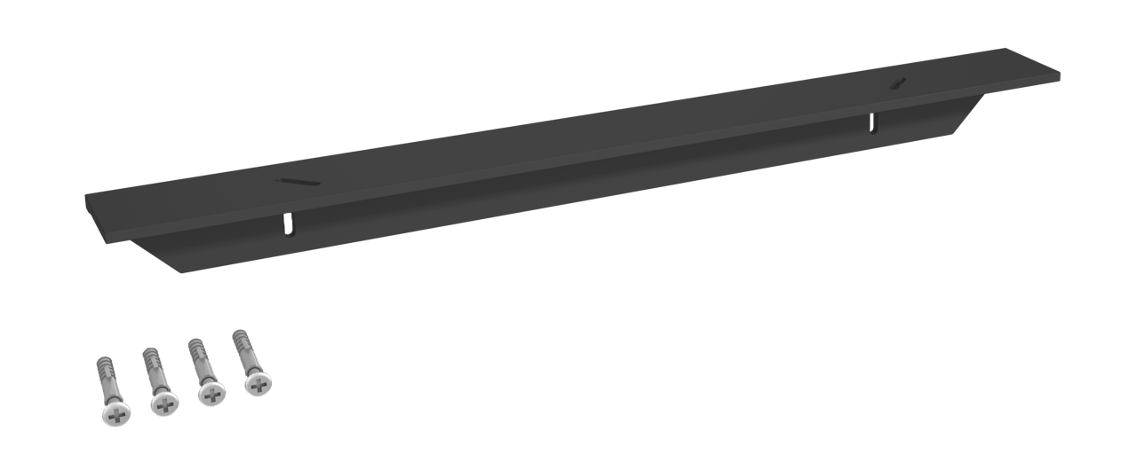 Santeg UniSupport profilé de soutien colonne de salle de bains noir 28 cm