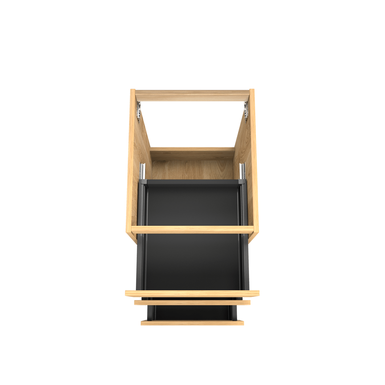 Balmani Lucida meuble sous-vasque a poser 45 x 55 cm chêne brut 3 tiroirs