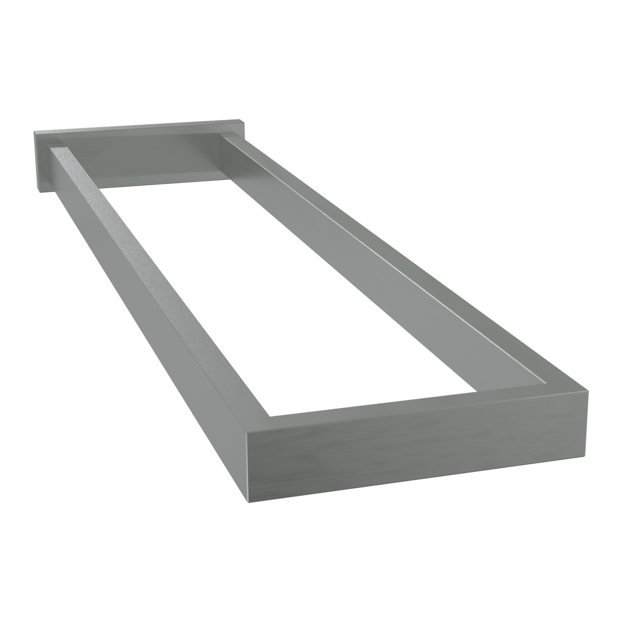 Blaufoss Noma porte-serviette double Brushed CoolMetal 41 cm