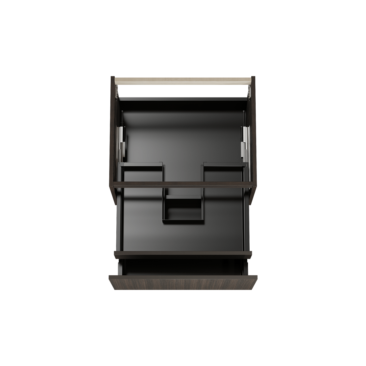 Balmani Sfera zwevende wastafelonderkast 67,5 x 55 cm Eucalyptus 2 lades