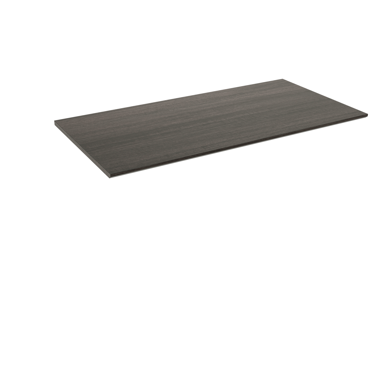 Storke Edge tablette simple mélaminé chêne foncé 105 x 52 cm