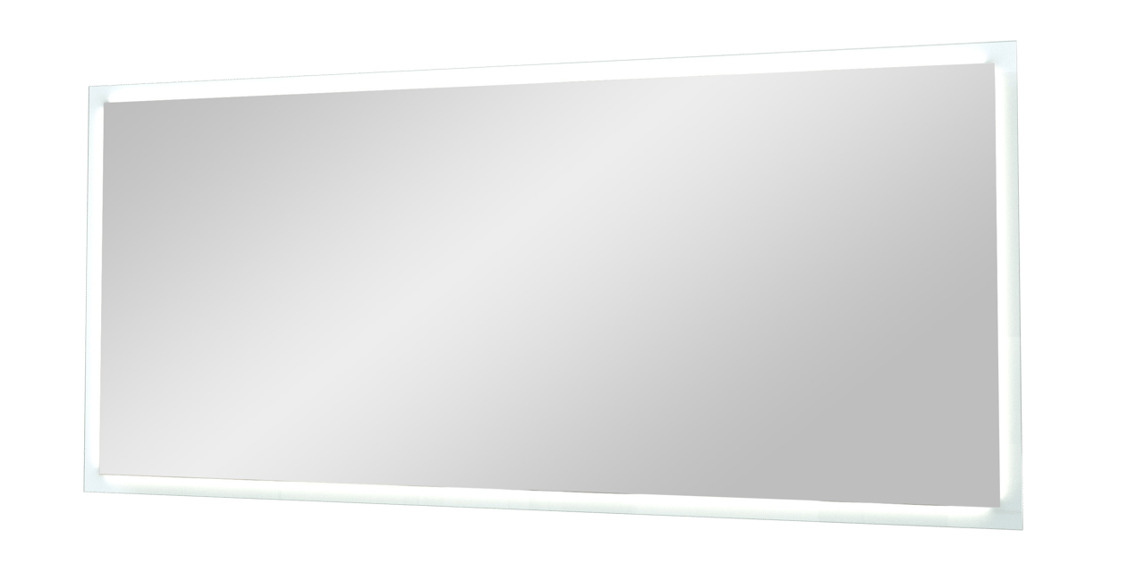 Balmani Vizio rechthoekig badkamerspiegel 180 x 70 cm met spiegelverlichting en anti-damp