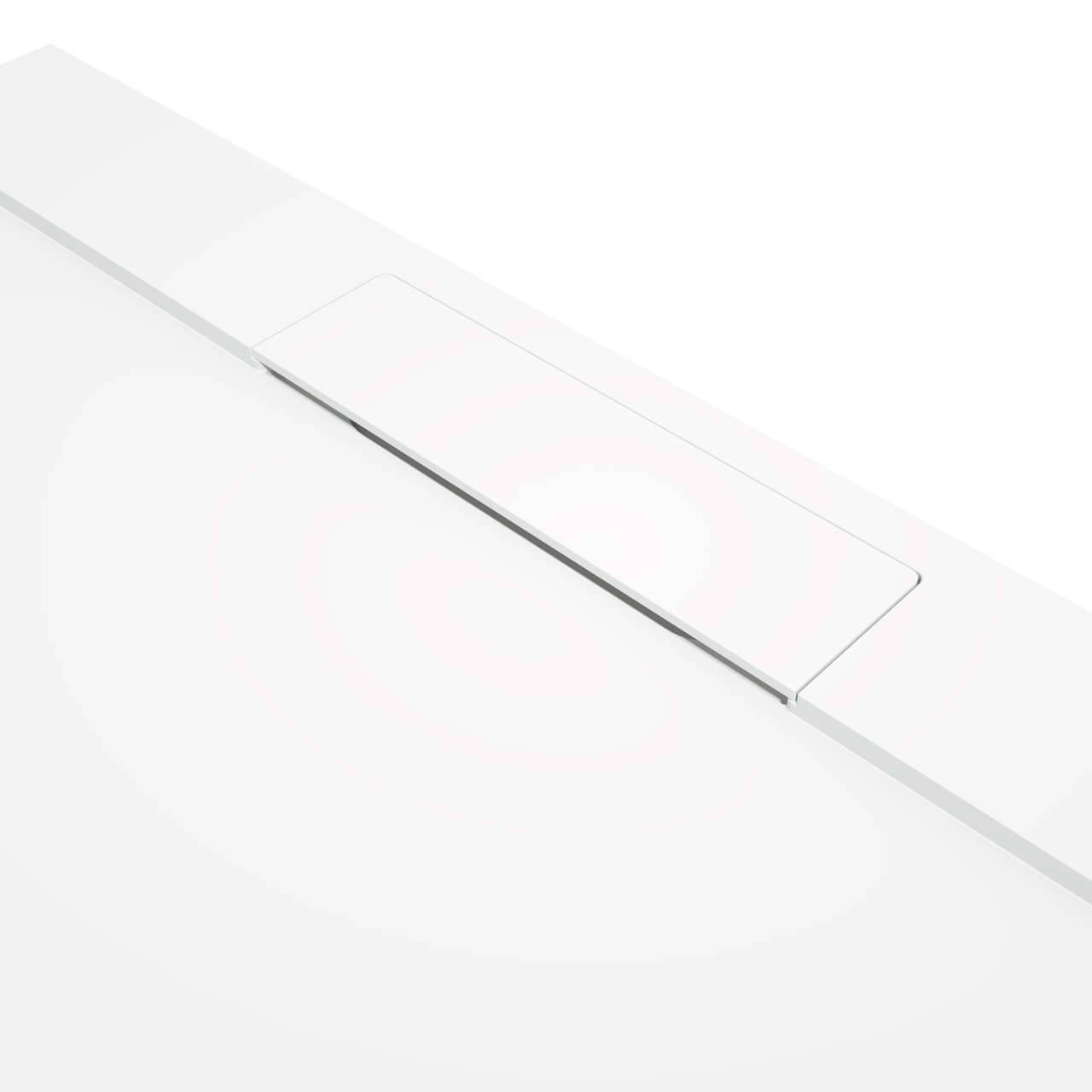 Balmani Andes receveur de douche 180 x 90 cm Solid Surface blanc mat