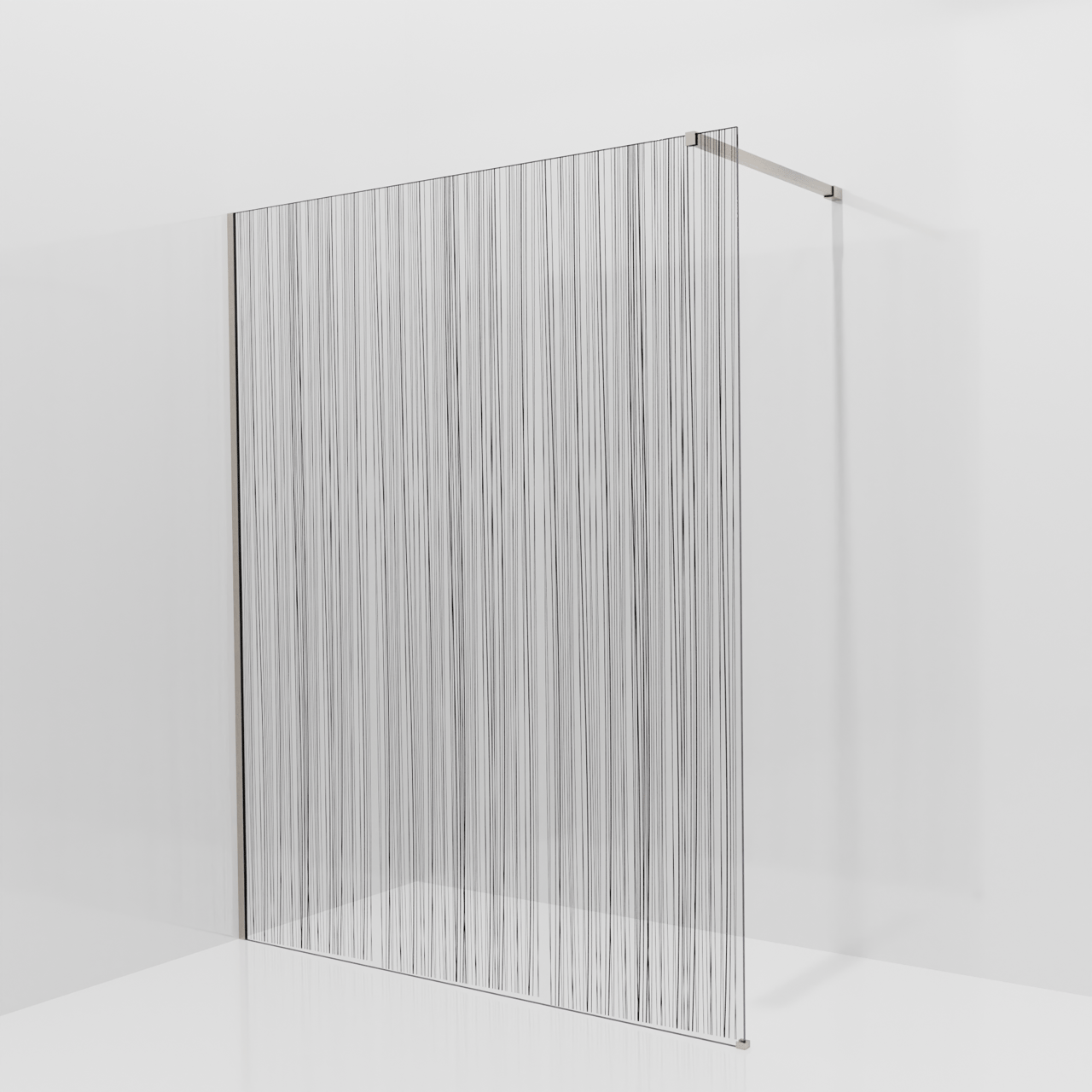 Balmani Modular inloopdouche: 160 x 200 cm, Mikado, Brushed CoolMetal profielen