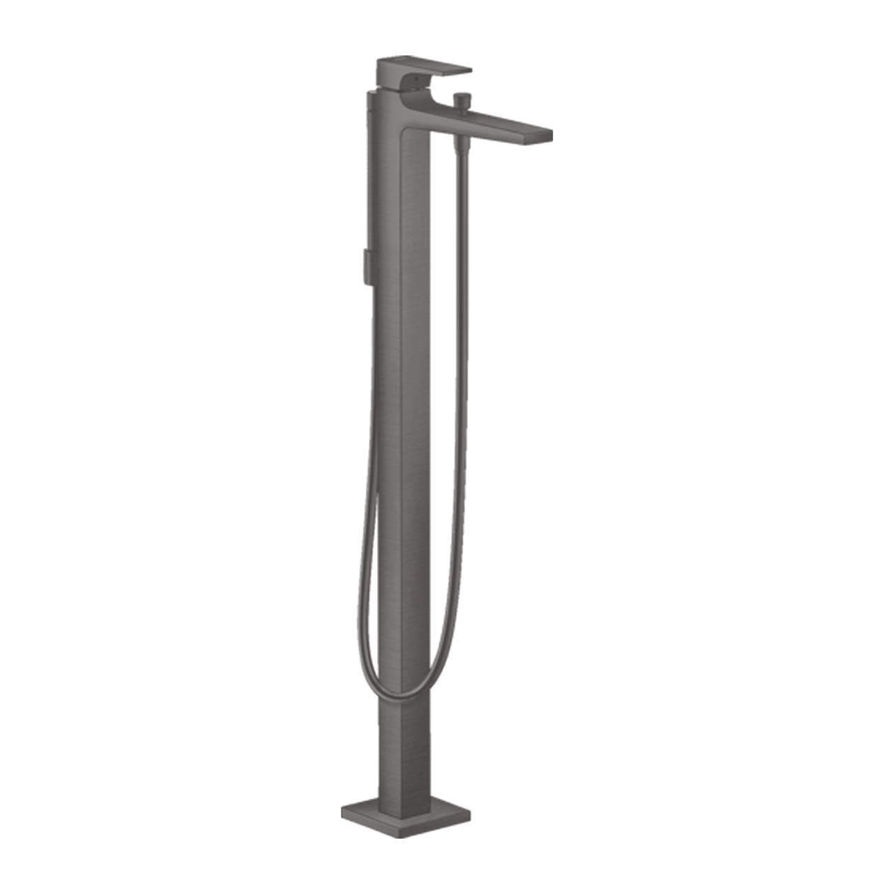 Hansgrohe Metropol Robinet de baignoire îlot mitigeur Brushed Black Chrome set douchette incl.