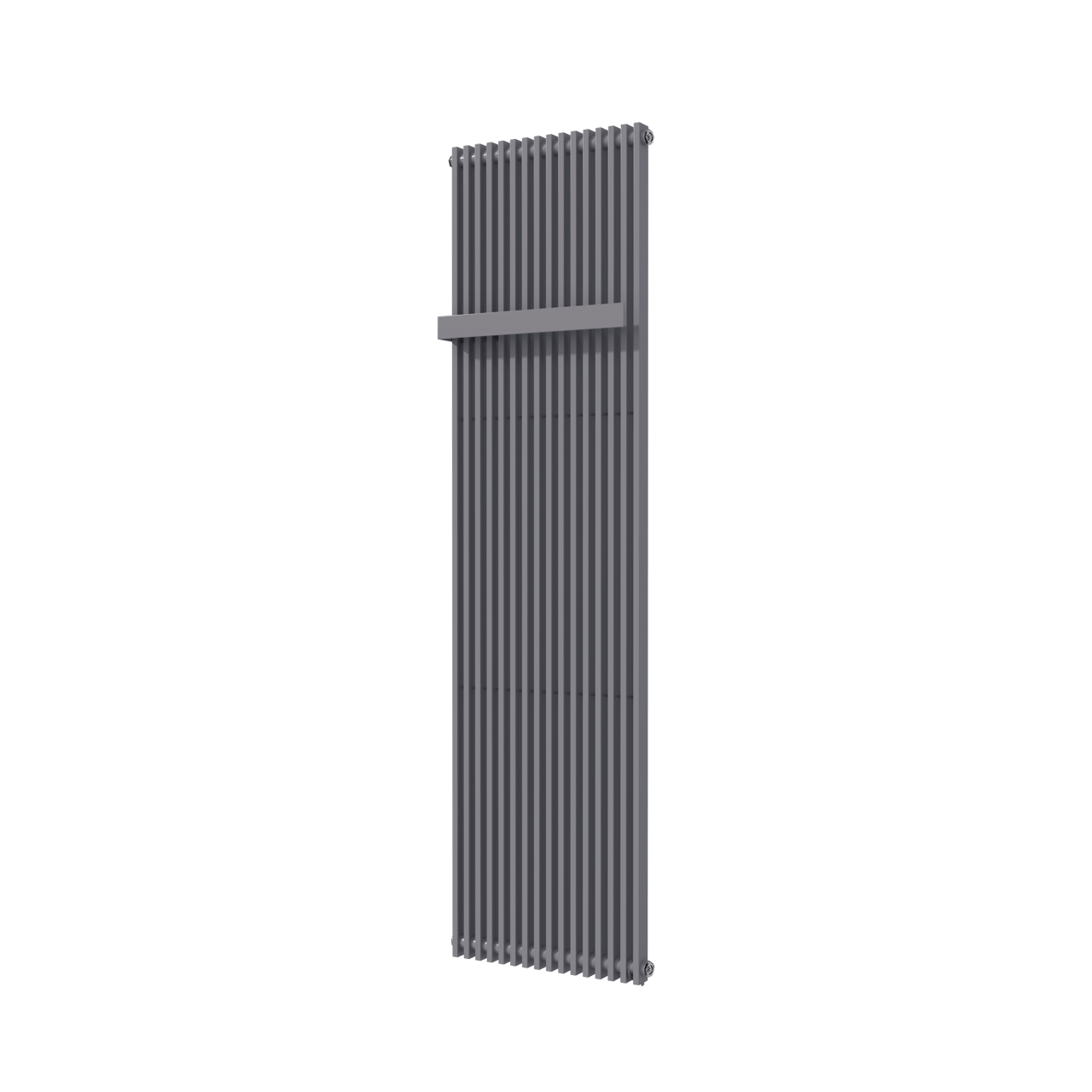 Vipera Corrason enkele badkamerradiator 50 x 180 cm centrale verwarming antraciet grijs zijaansluiting 1.649W