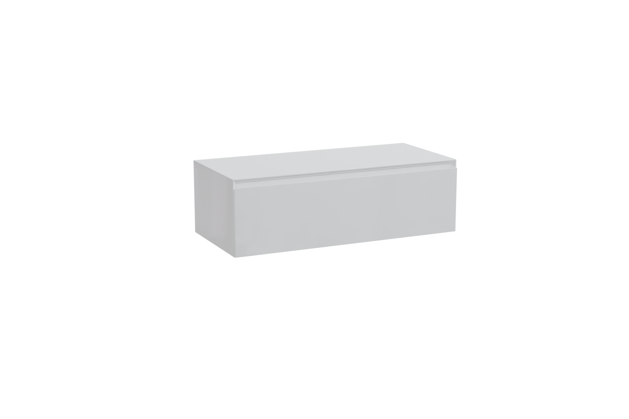 Storke Edge Modulo meuble sous-lavabo suspendu 105 x 48 cm blanc brillant 1 tiroir
