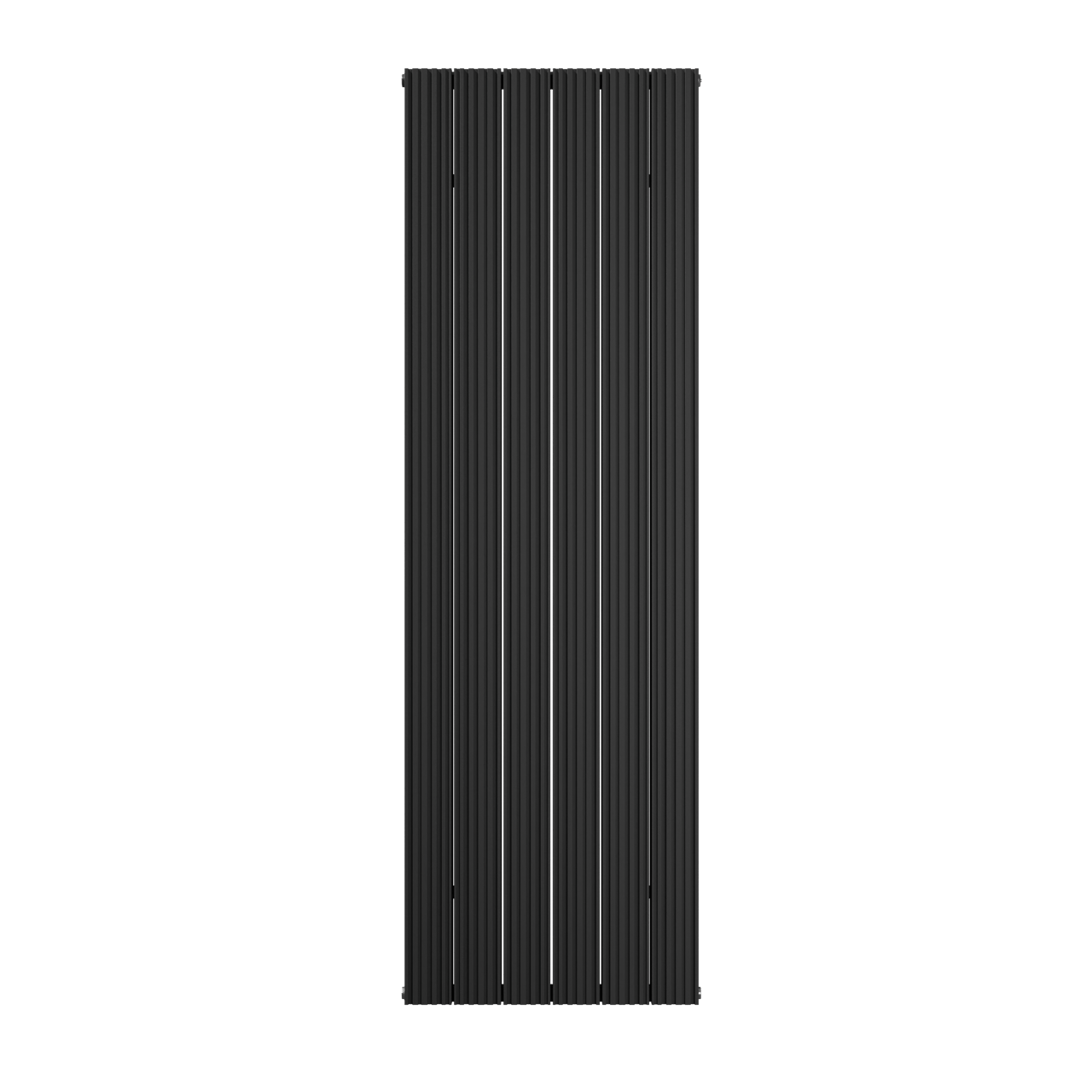 Vipera Mares dubbele handdoekradiator 56,5 x 180 cm centrale verwarming mat zwart zij- en middenaansluiting 2159W