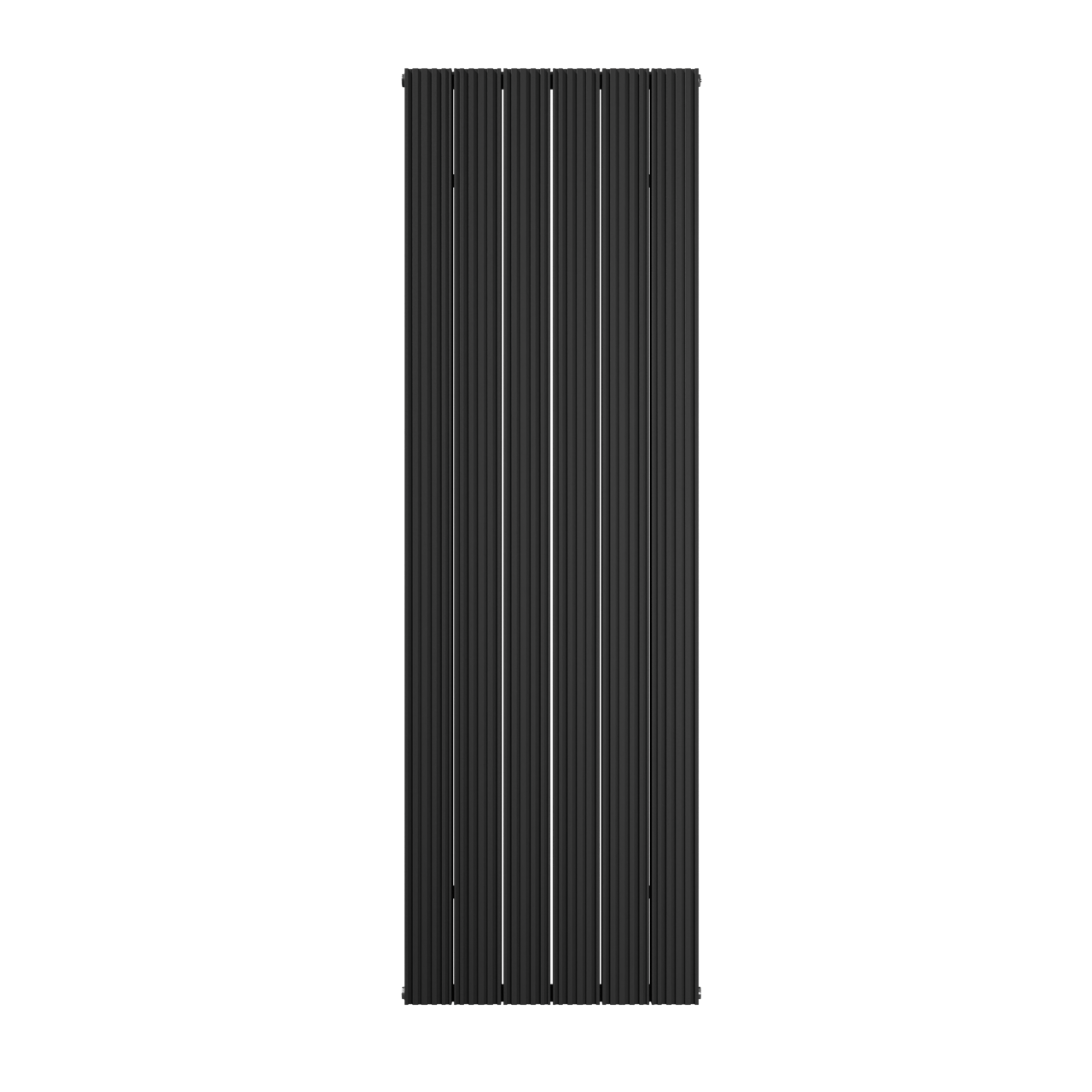 Vipera Mares Doppelhandtuchheizkörper: 56,5 x 180 cm, Zentralheizung, Schwarz matt, Seiten- & Mittelanschluss, 2159W