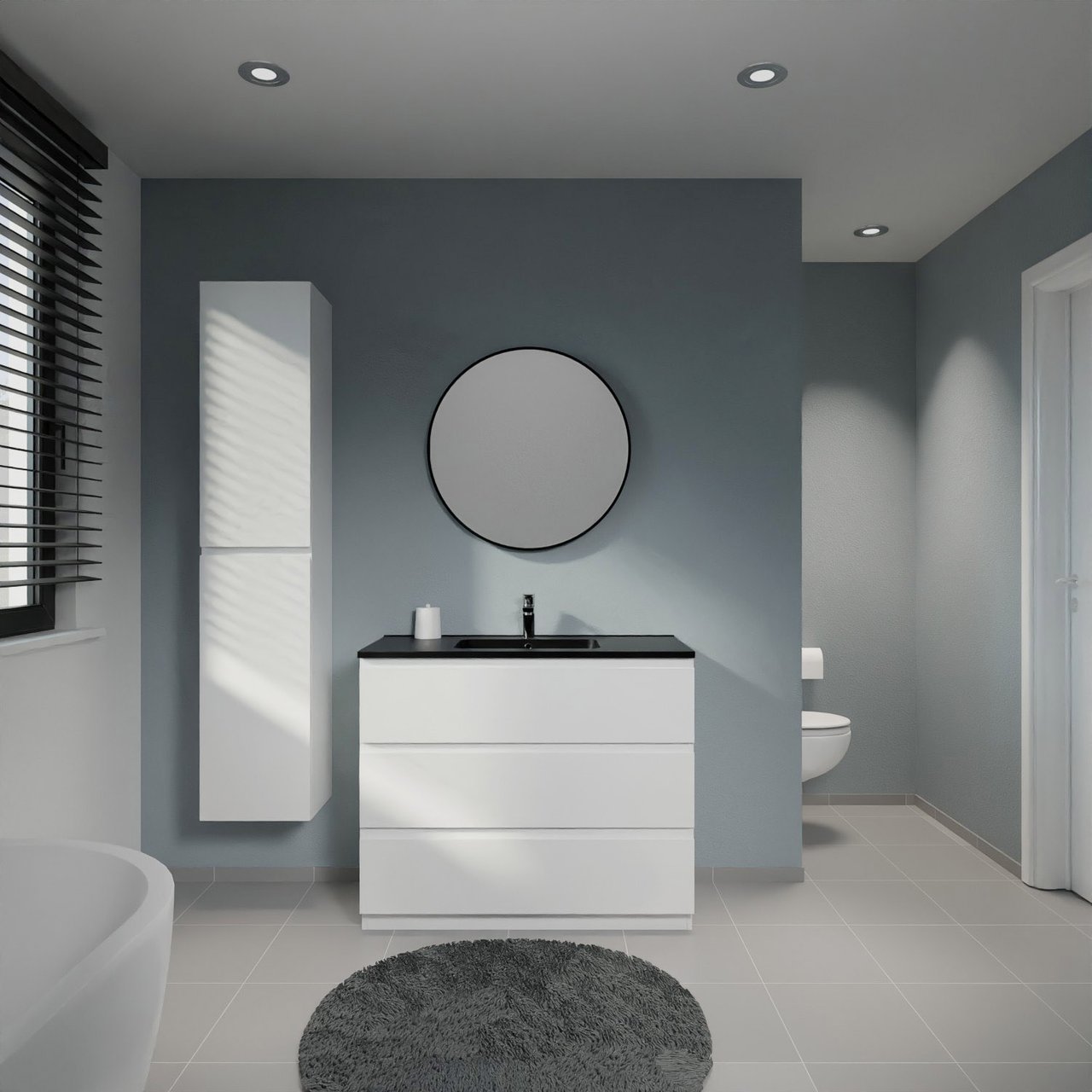 Linie Lado badkamermeubel met Vano wastafel