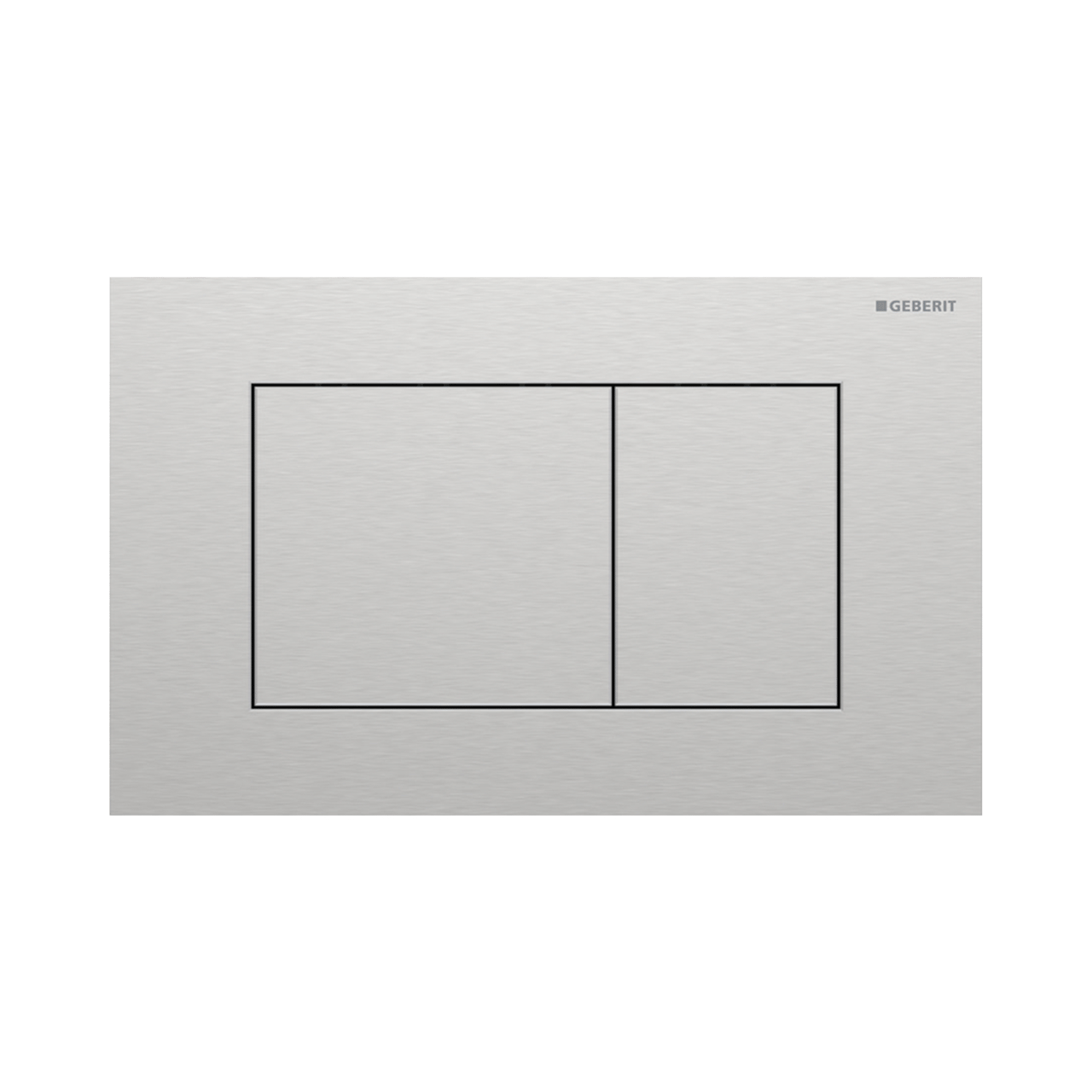 Sigma40 hoekig bedieningspaneel Brushed Inox voor Sigma UP320 of UP720 inbouwreservoir