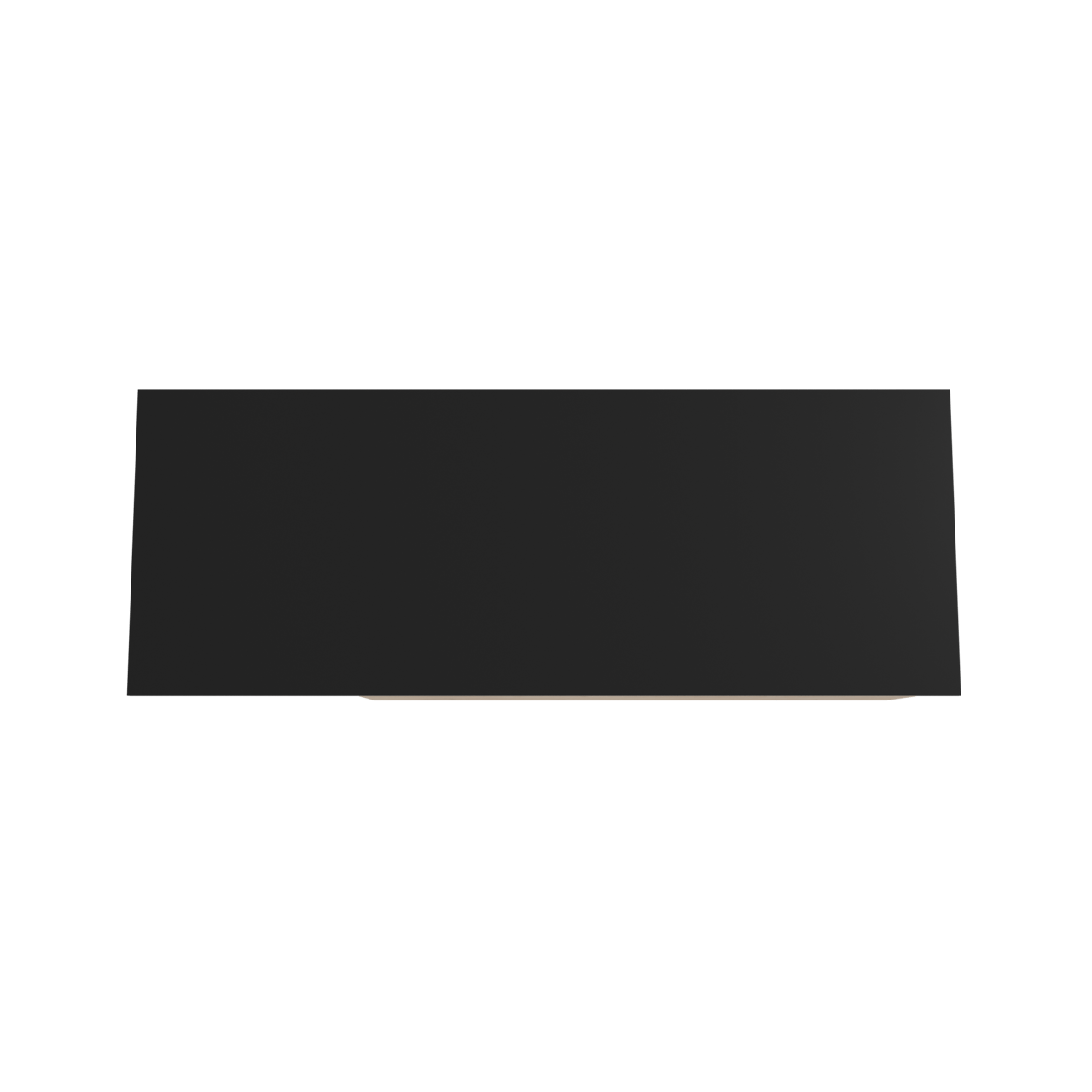 Storke Edge meuble salle de bains suspendu 140 x 52 cm chêne brut avec Panton tablette simple ou double en mdf enduit de poudre noir mat