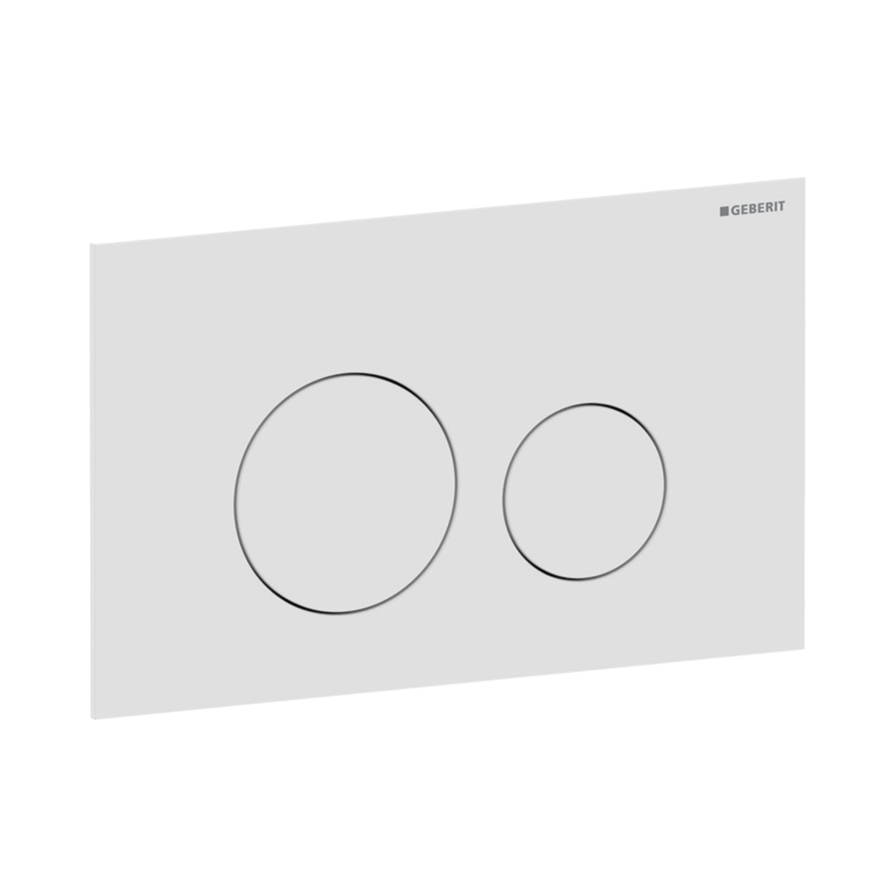 Sigma40 Betätigungsplatte, rund, weiβ matt für Sigma UP320 und UP720 Einbauspülkasten