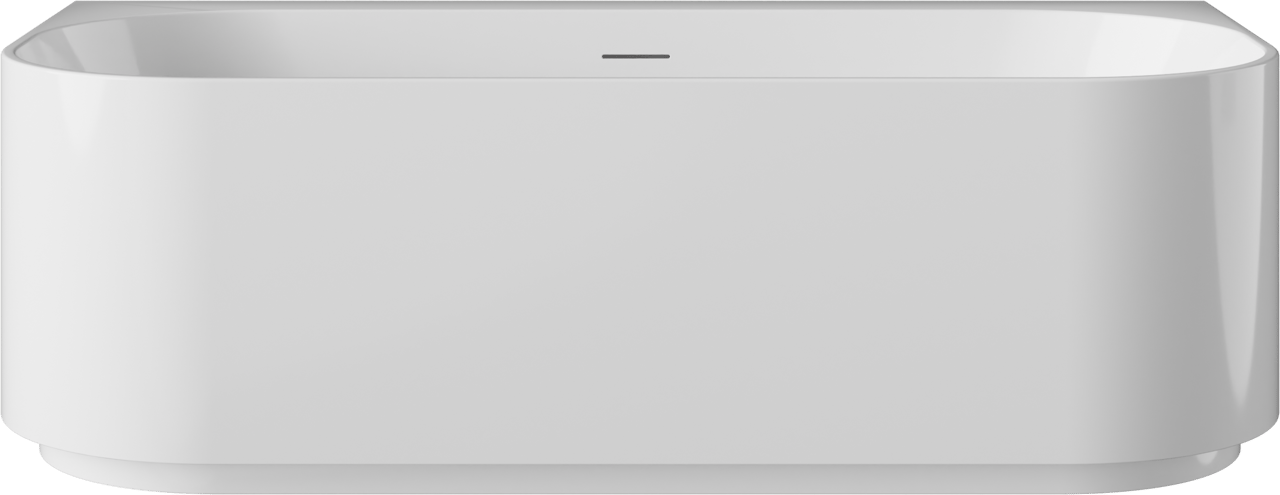 Luca Varess Laguna tweepersoons halfvrijstaand bad 170 x 85 cm acryl Hoogglans Wit