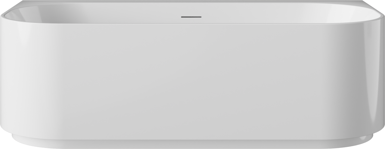 Luca Varess Laguna tweepersoons halfvrijstaand bad 170 x 85 cm acryl Glanzend Wit
