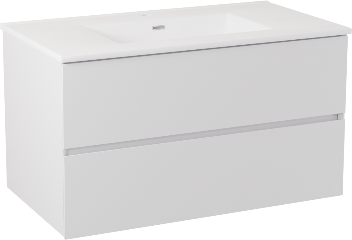 Storke Edge meuble salle de bains avec lavabo Kera