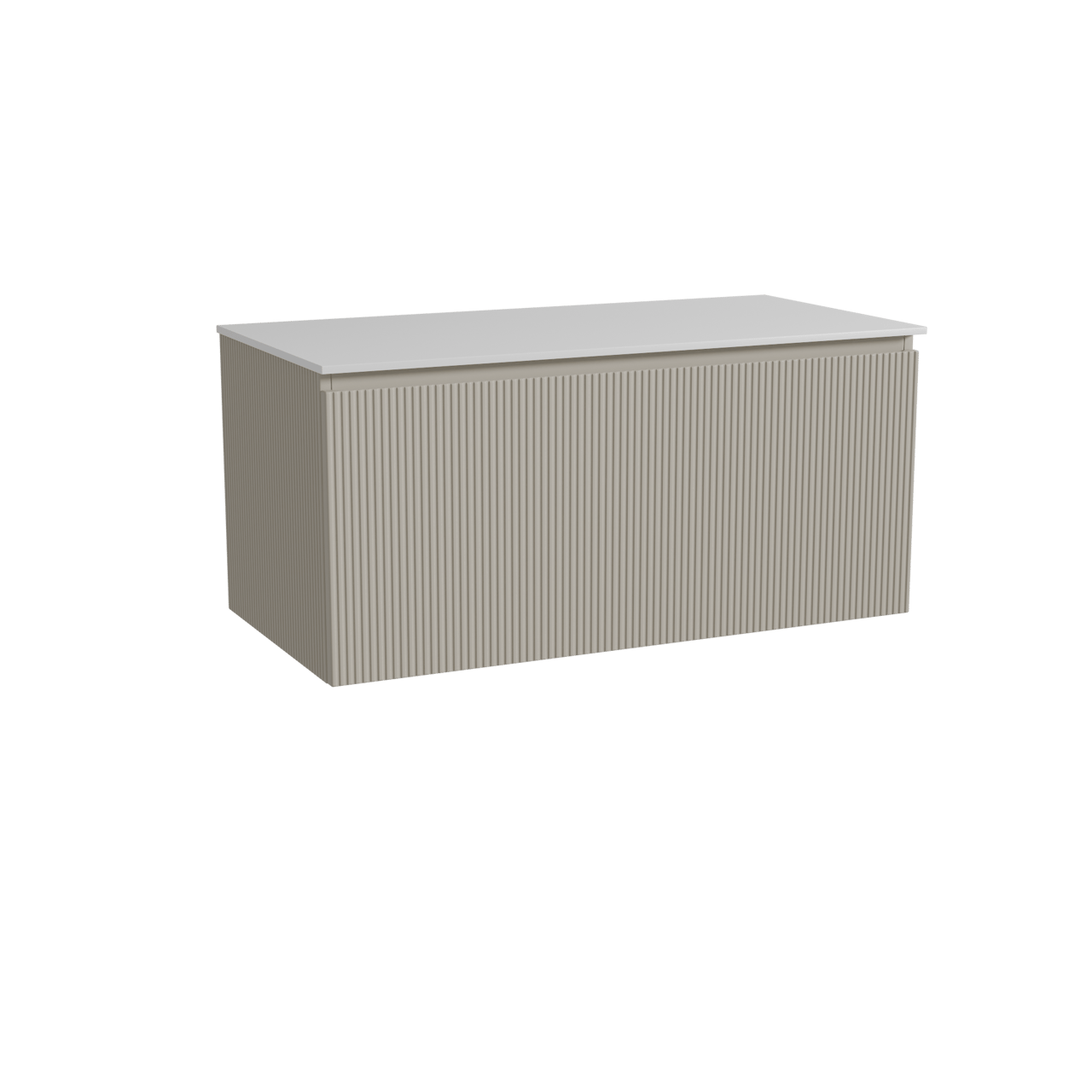 Storke Ribs badkamermeubel met Tavola Tablet voor waskom(men)