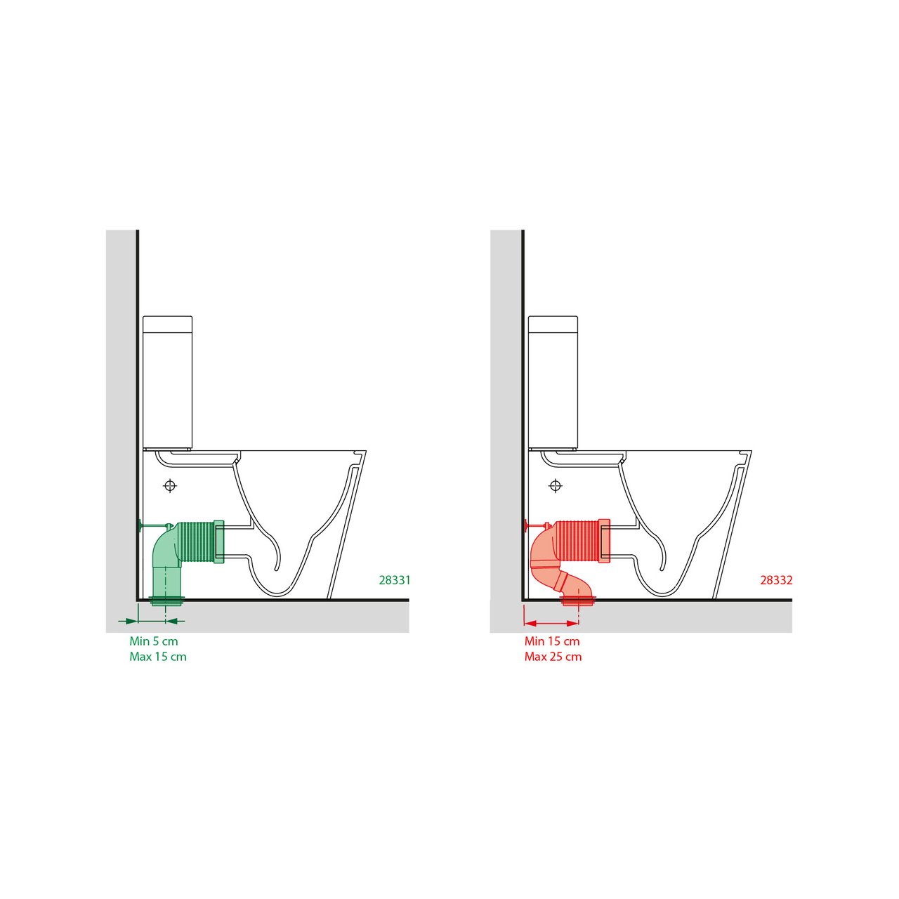 Luca Varess Santino wc à poser surélevé blanc brillant sans rebord