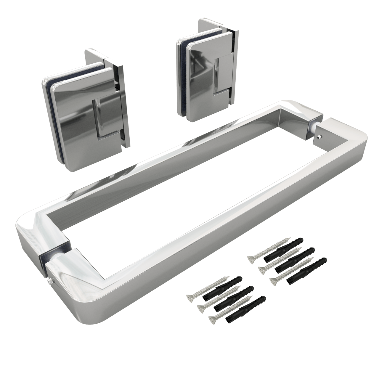 Balmani Modular douchedeur scharnieren en greep chroom