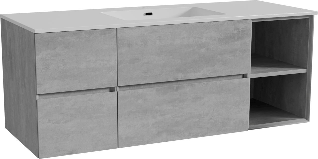 Storke Edge meuble salle de bains avec lavabo Diva