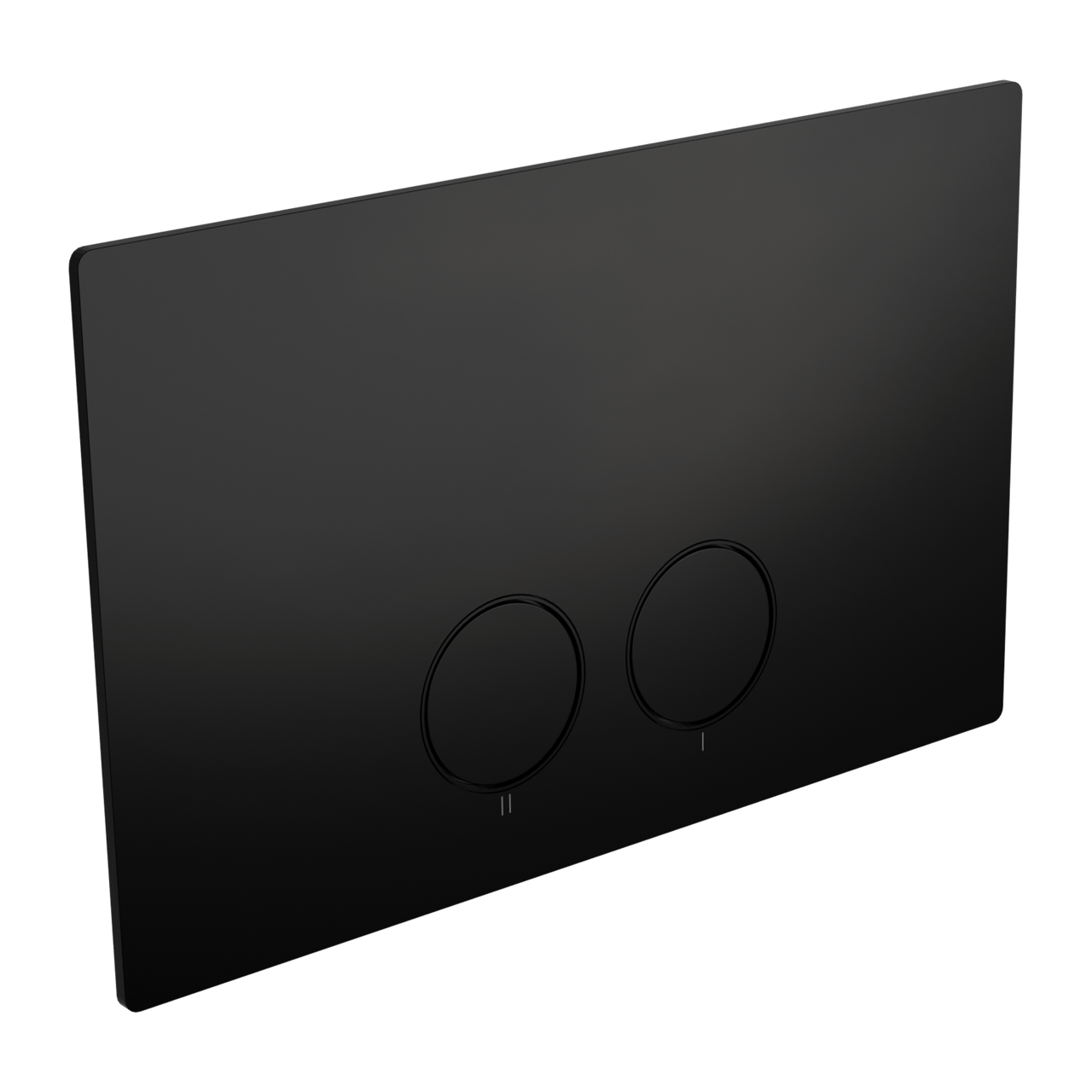 Perleas plaque de commande noir mat pour Ideal Standard Prosys bâti-support