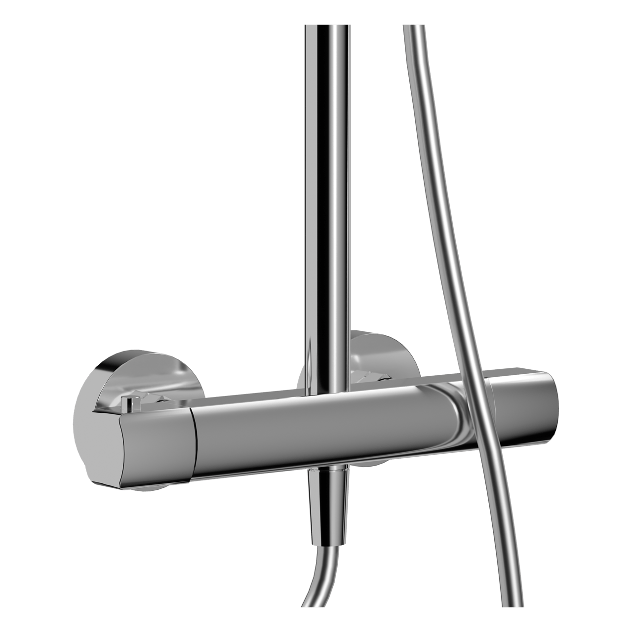 Blaufoss Bodan 250 colonne de douche de pluie robinet thermostatique Chrome Brillant