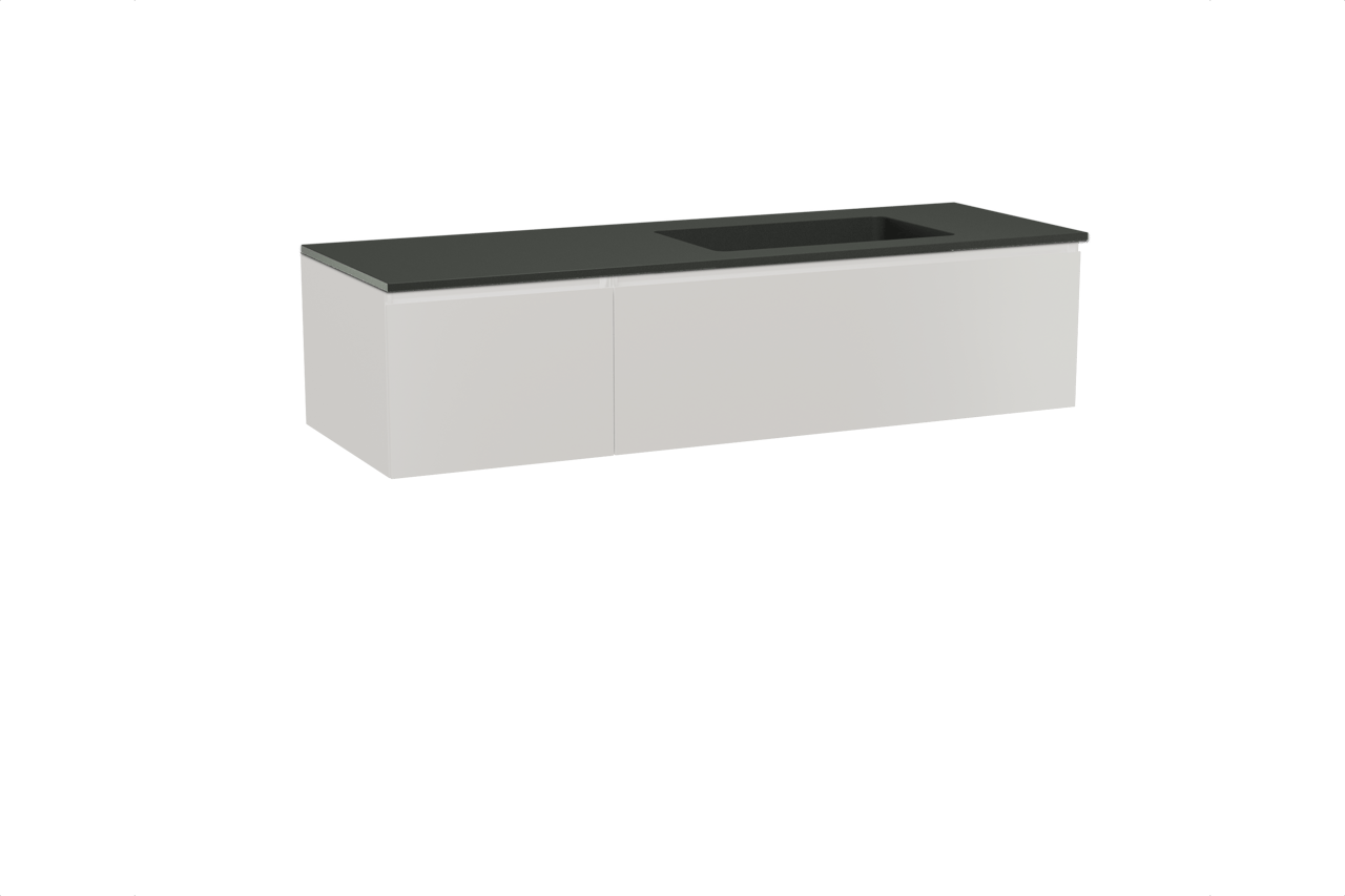 Storke Edge meuble salle de bains avec plan vasque Scuro