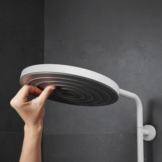 Hansgrohe Pulsify S260 Puro thermostatische kraan regendoucheset mat wit