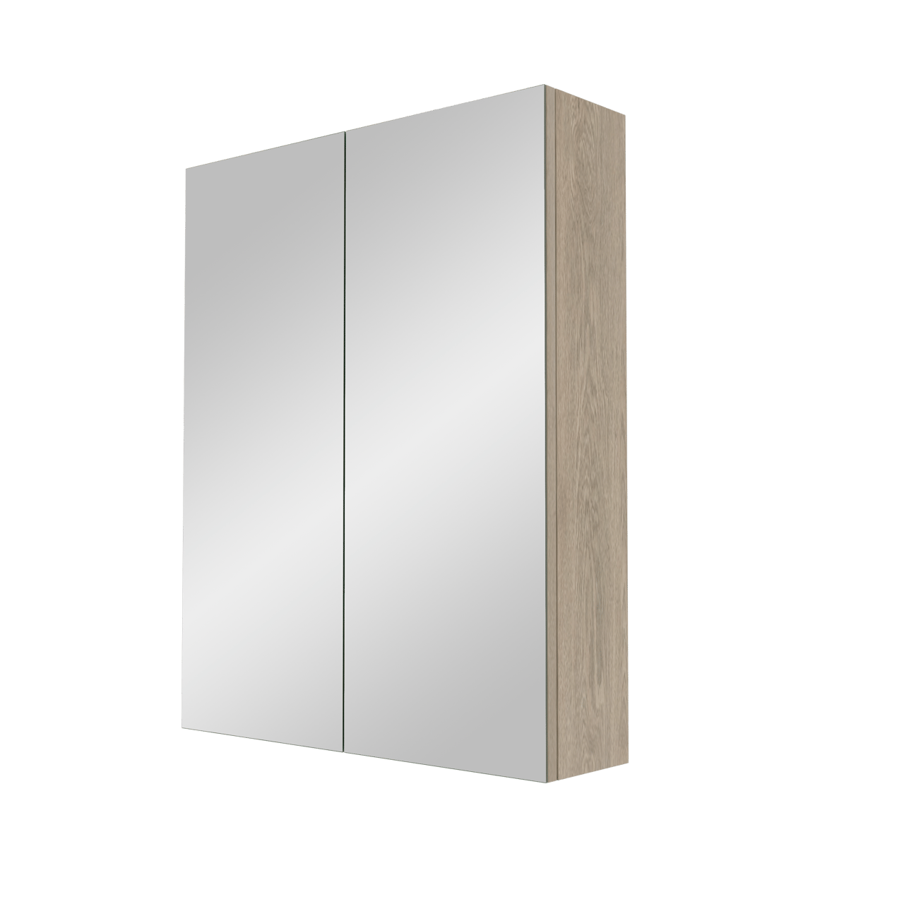 Linie Montro armoire de toilette 60 x 75 cm chêne gris