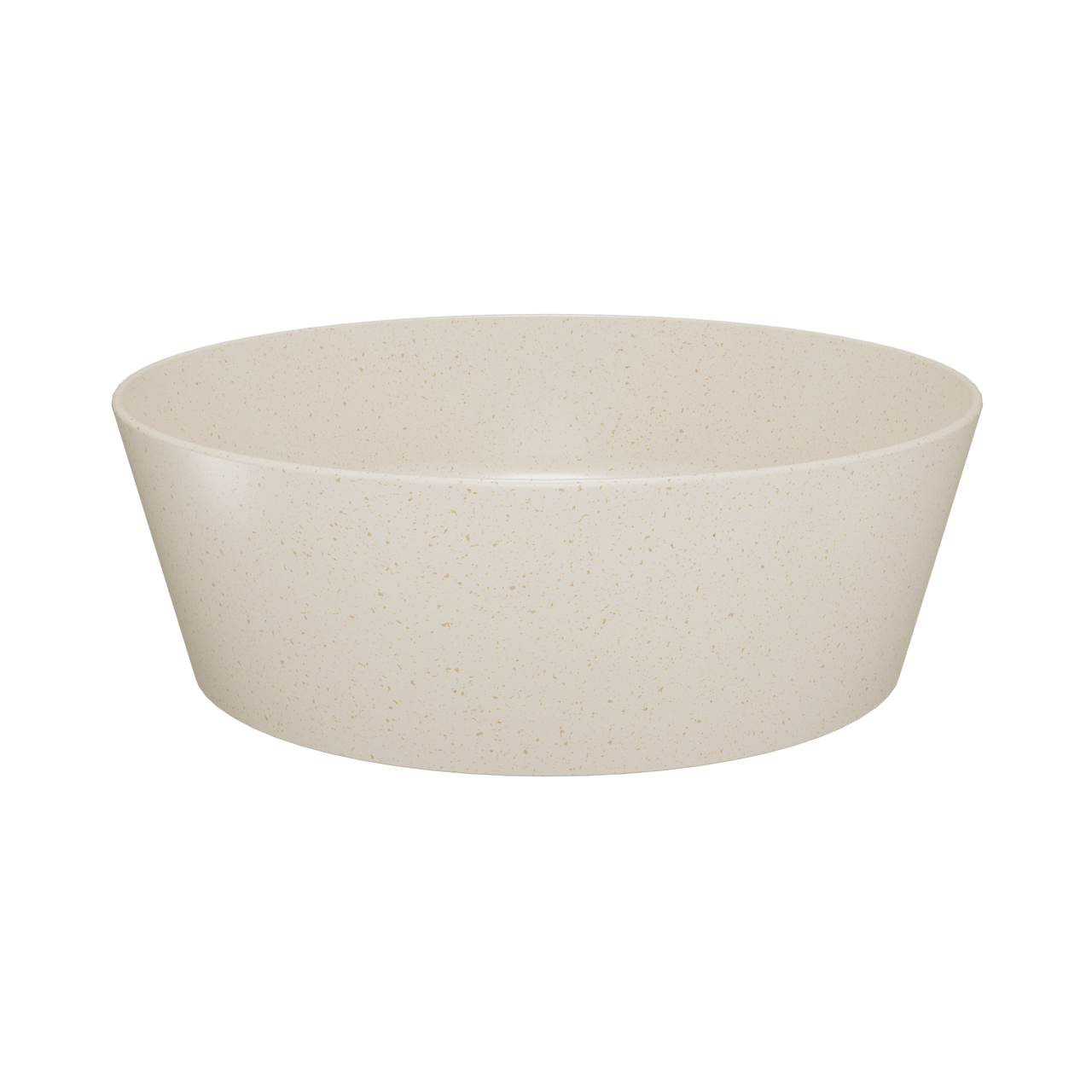 Storke Cona Aufsatzwaschbecken Beige Granita Solid Surface rund Ø 36 cm