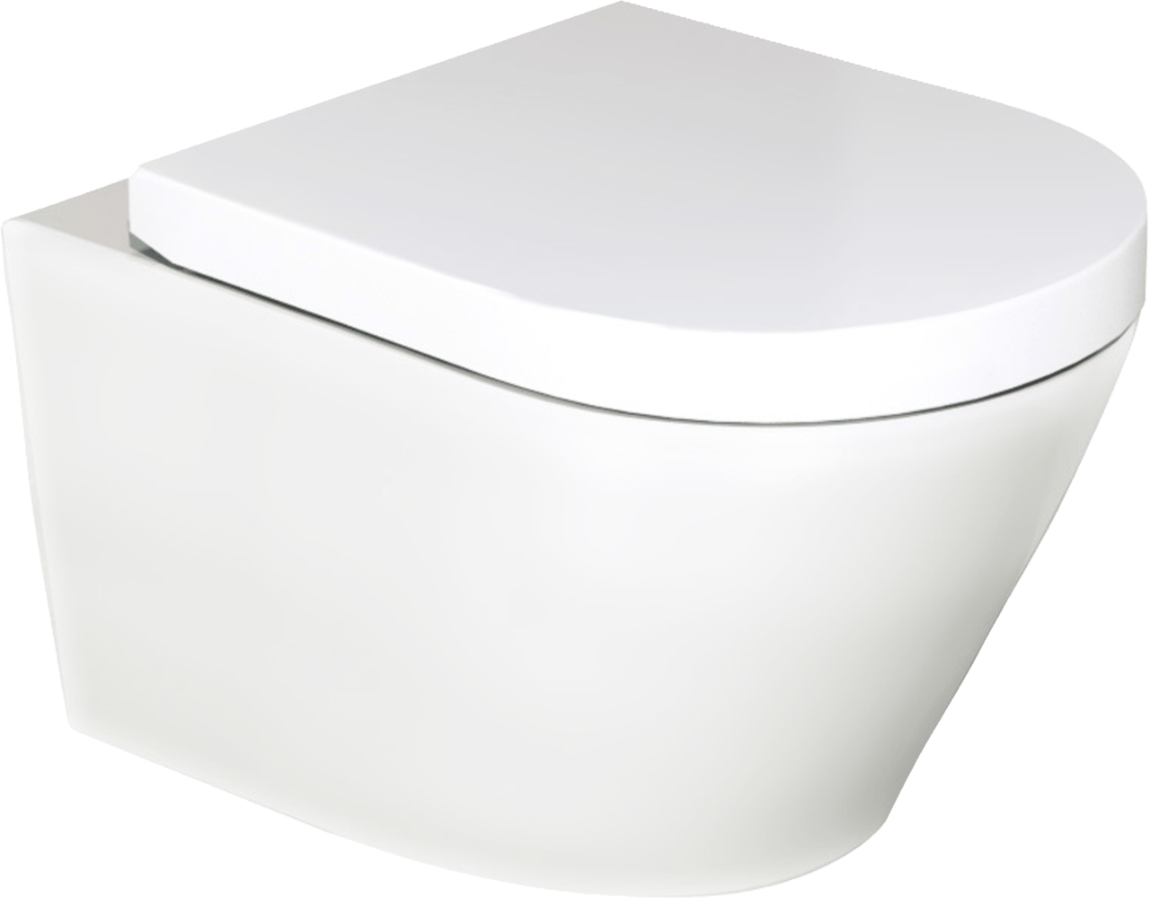 Luca Varess Calibro wc suspendu satin blanc sans rebord