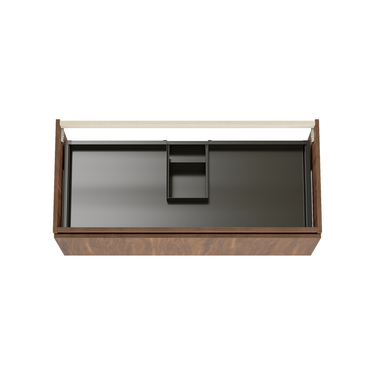 Balmani Sfera meuble sous-lavabo suspendu 120 x 55 cm noyer Américain 2 tiroirs