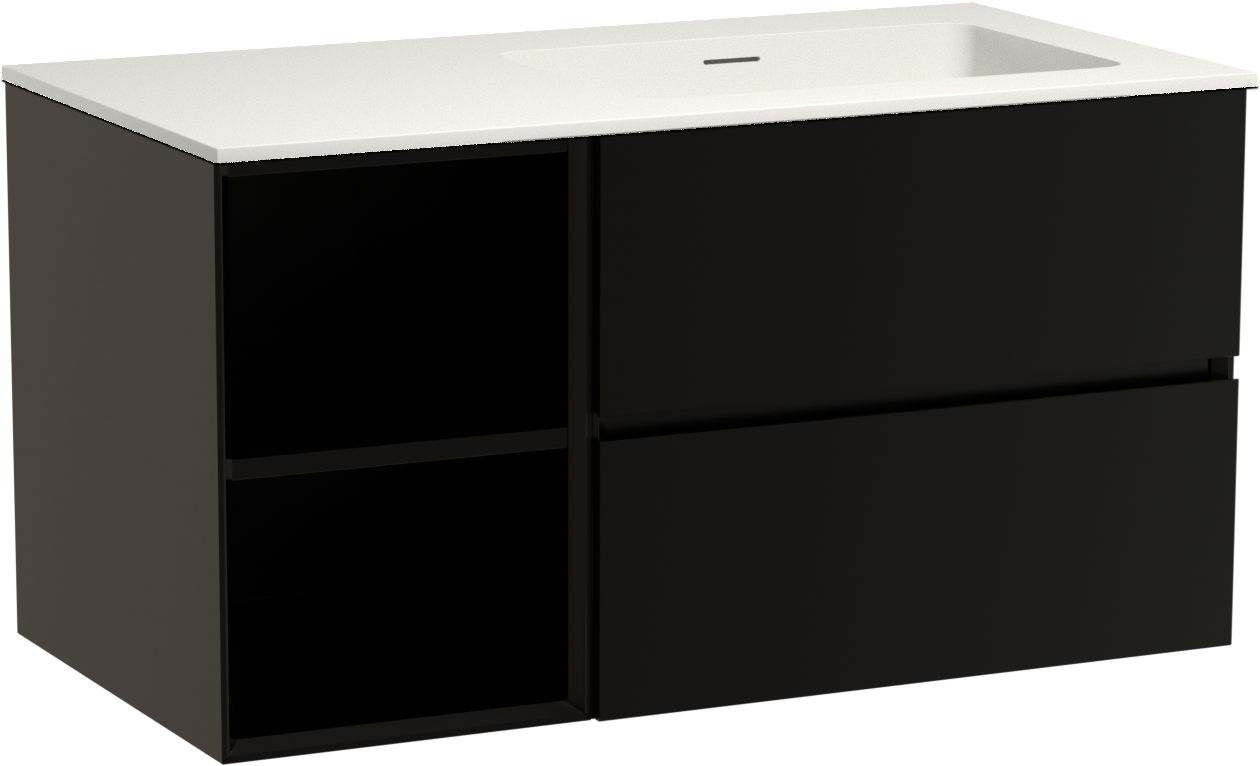 Storke Edge Badmöbel Set mit Mata Waschtisch