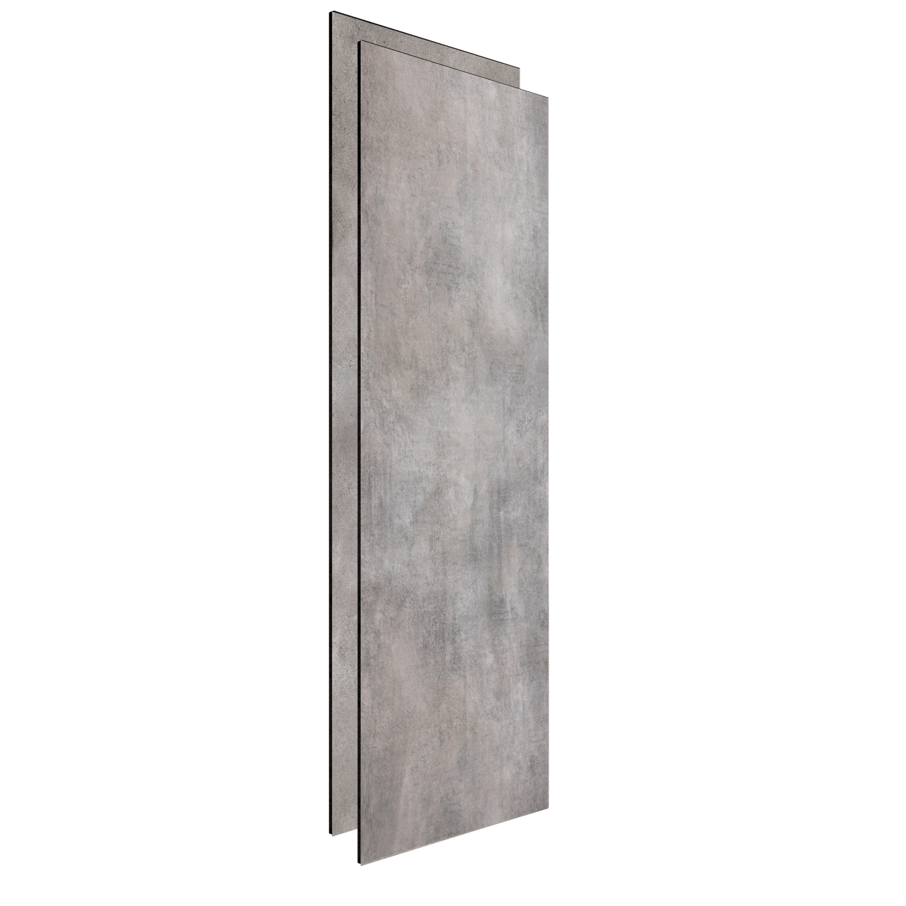 Linie Plato Duschrückwand: 90 x 90 x 210 cm, PVC, Dunkelgrau Dakota