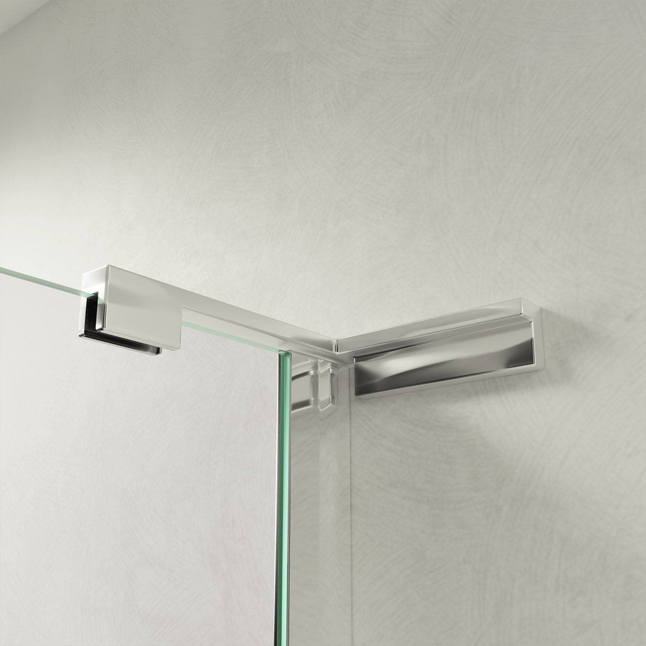 Balmani Modular L-Shape gauche Ensemble de profils Chrome brillant