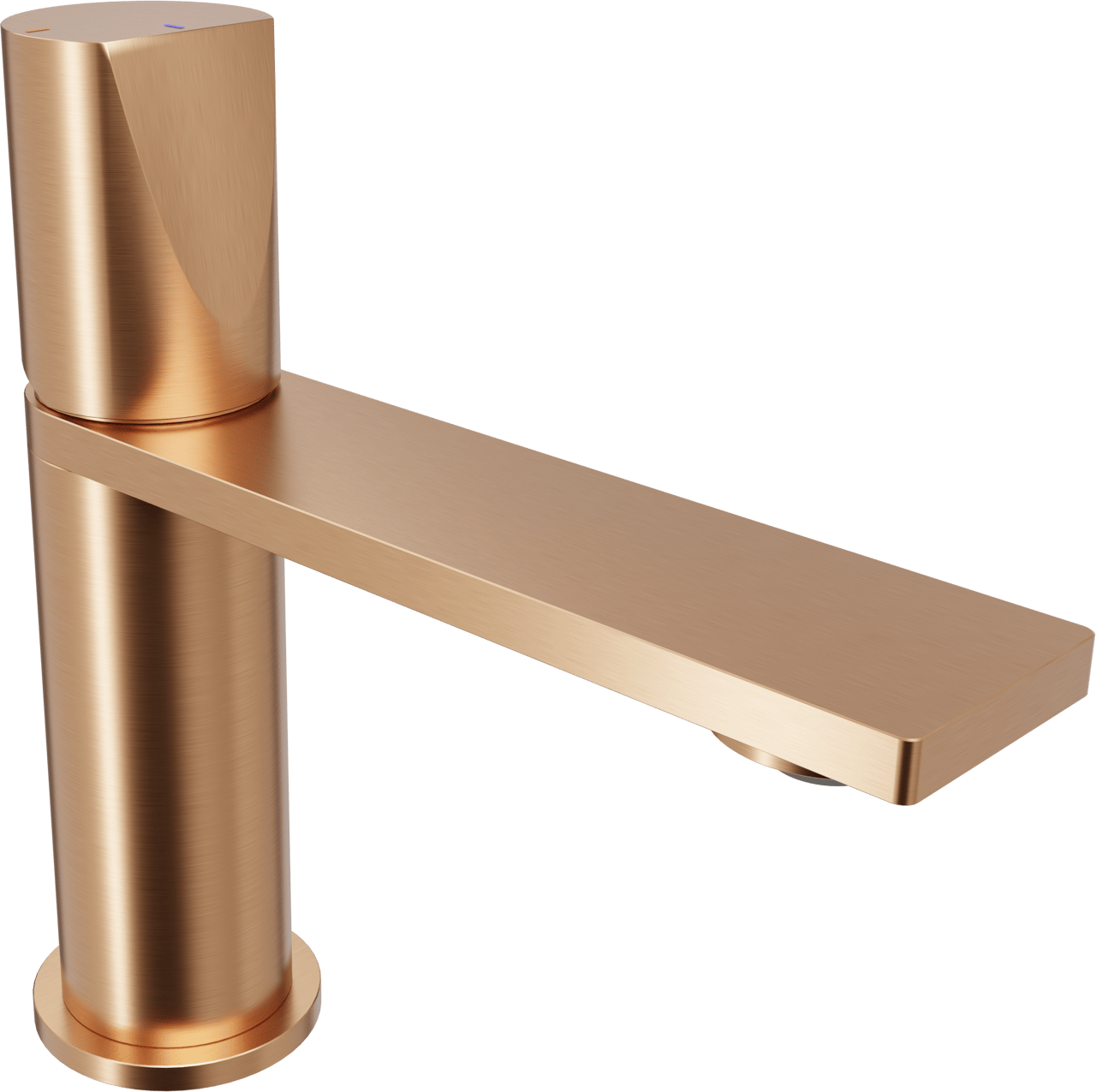 Blaufoss Eris EcoStart robinet de lavabo standard Brushed Rosegold