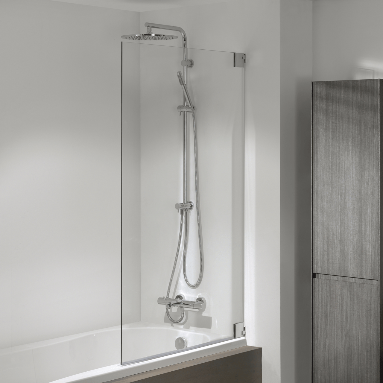 Blaufoss Olympic 300 regendoucheset zonder kraan glanzend chroom