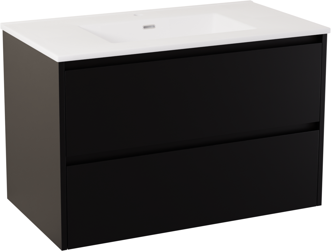 Storke Seda meuble salle de bains avec lavabo Kera