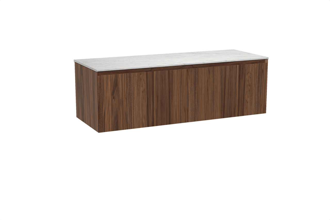 Balmani Idra Badmöbel Set mit Stretto Waschtischplatte für Aufsatzwaschbecken