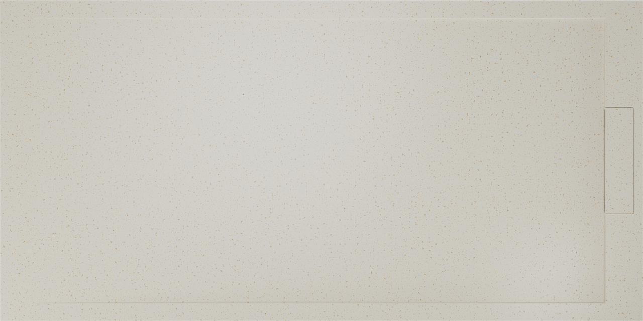 Balmani Andes Duschwanne: 180 x 90 cm, Solid Surface, Granita