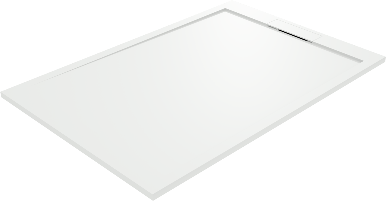 Balmani Andes douchebak 140 x 100 cm Solid Surface mat wit