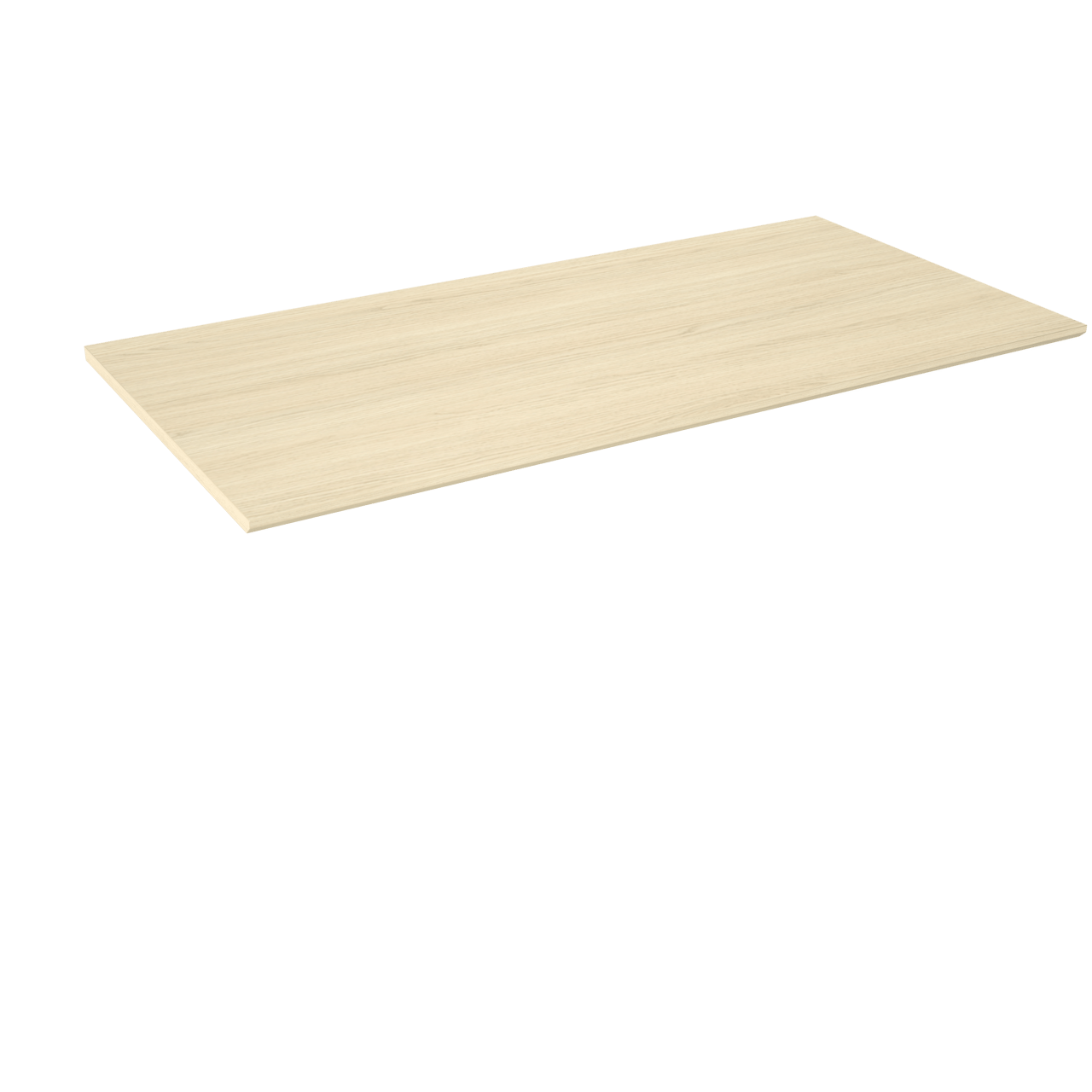 Storke Edge tablette simple mélaminé chêne naturel 105 x 52 cm