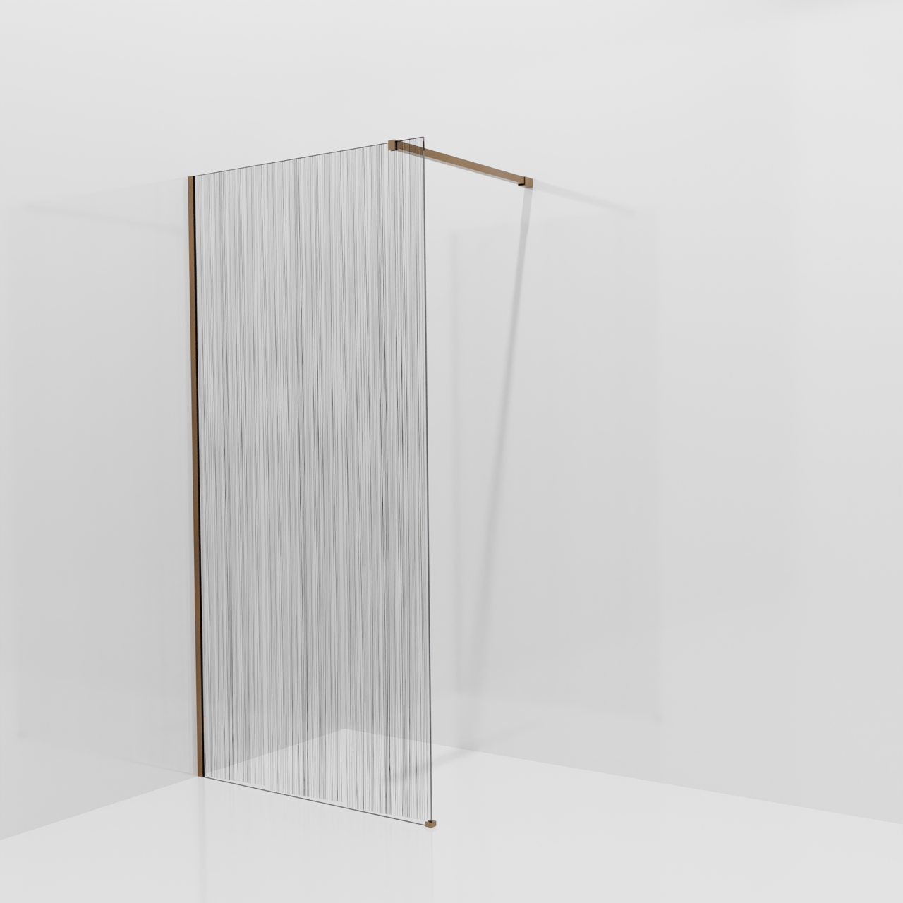 Balmani Modular inloopdouche: 100 x 200 cm, Mikado, Brushed Rosegold profielen