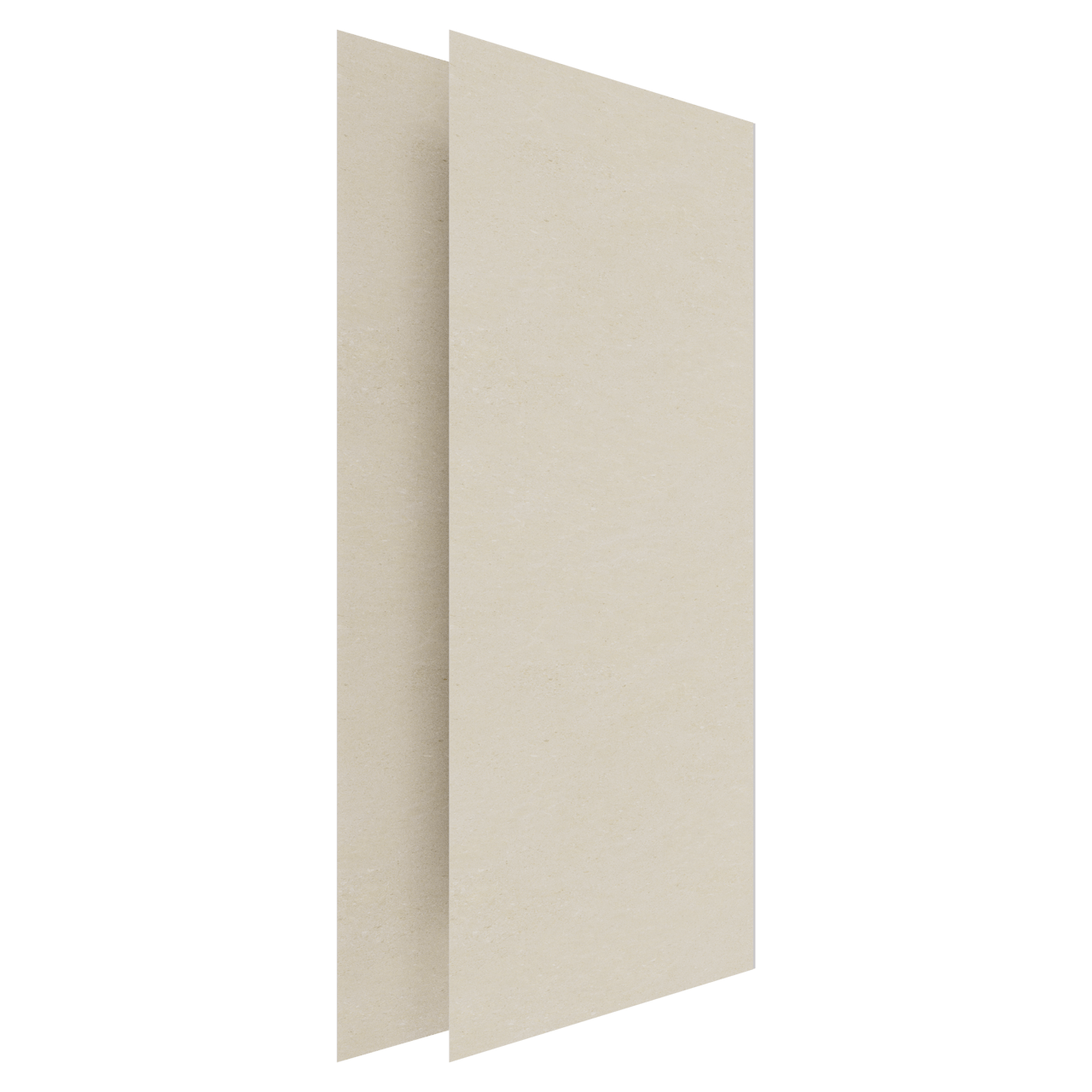 Luca Varess Suite Duschrückwand Set 2 x 120 x 260 cm, SPC, Dizzy cream