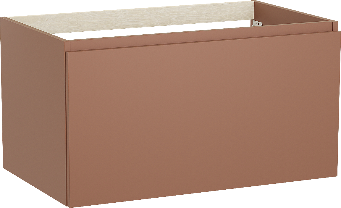 Balmani Sfera meuble sous-lavabo suspendu 90 x 55 cm Cotto 2 tiroirs