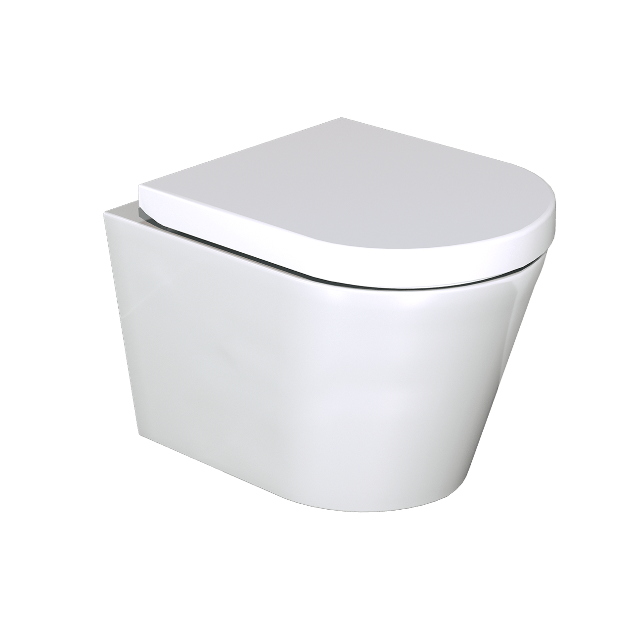 Luca Varess Spirello hangend toilet hoogglans wit randloos